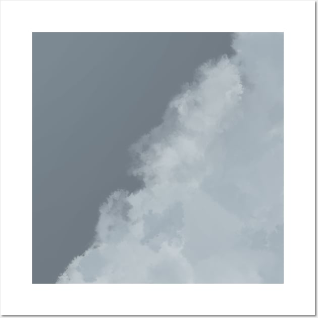 Minimal: Tie Dye Cloud Wall Art by Kenkenne